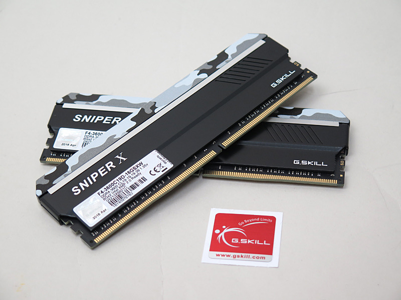 今回試用したのは「F4-3600C19D-16GSXW」というモデル