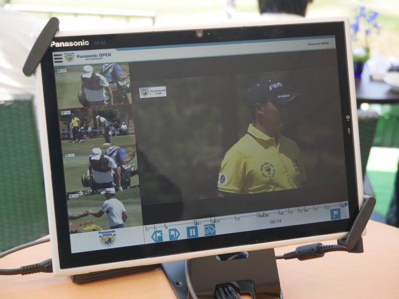 VOGO Sportの画面。直感的に操作できるのが特徴だ