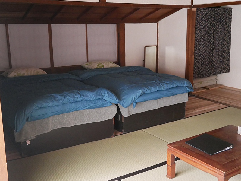 こちらが宿泊スペース