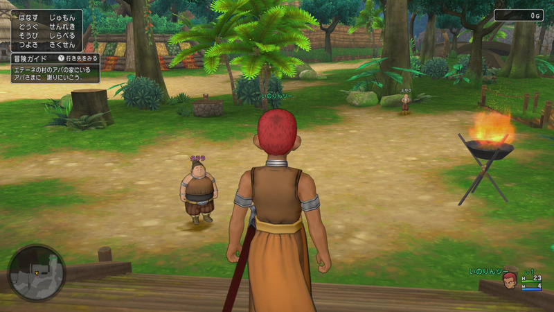 フィールドに出てみるとメニューやキャラクターの雰囲気は完全にドラクエでした。ありがとうございます