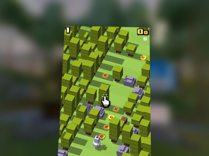 「クロッシーロード」はタップだけでなく、スワイプ操作もOK