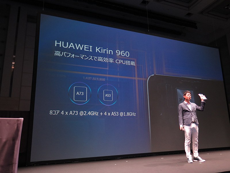 SoCにはKirin 960を搭載