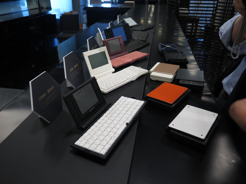 歴代モデルも展示された