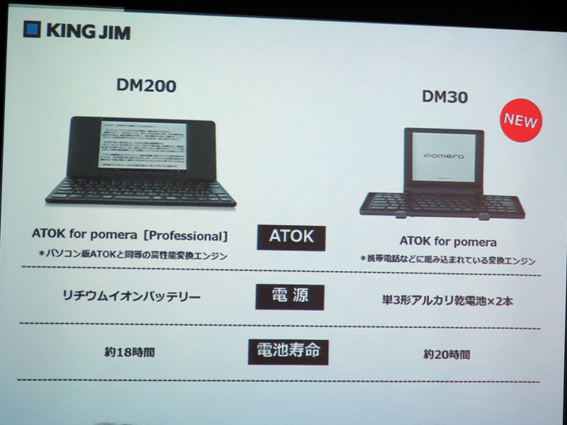 DM200との違い