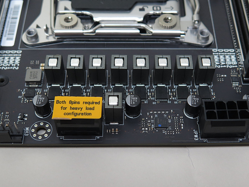 電源は8+1フェーズ。もう1つの8ピンコネクタはオプション扱いだ