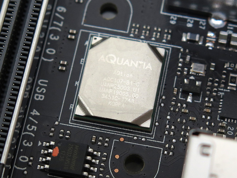 10Gigabit Ethernet対応の「AQtion AQC107」