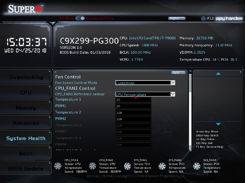 ファンコントロールが可能になった