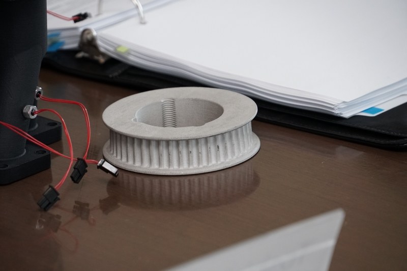 3Dプリントしたフルメタル部材の例