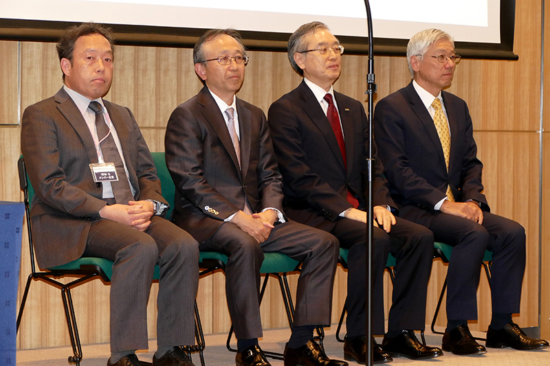 メンバー企業4社も会見に列席
