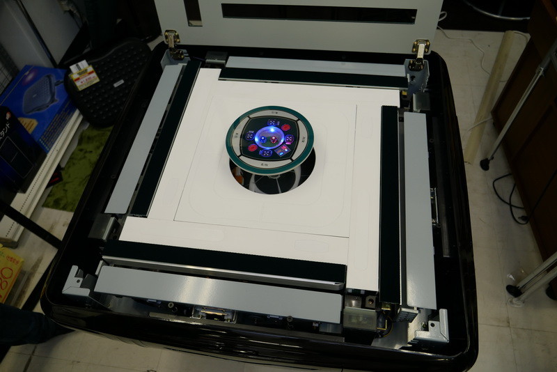 トップを開いた様子