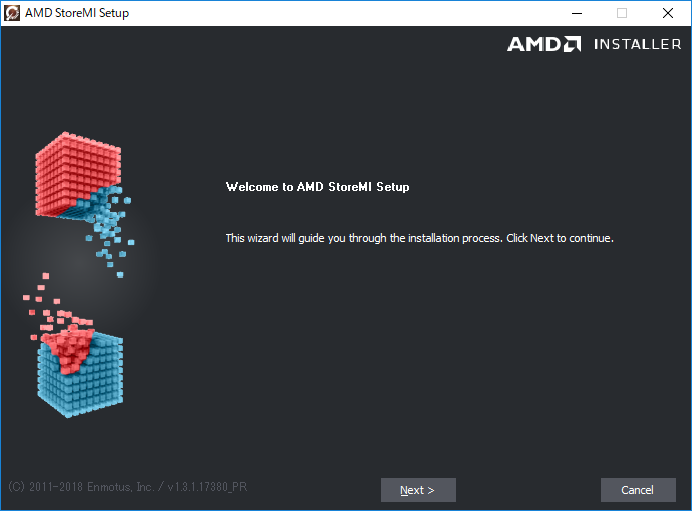StoreMIのインストーラ。AMDの<a href="https://www.amd.com/ja/technologies/store-mi" class="n" target="_blank">Webサイト</a>から入手できる