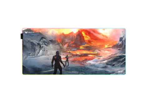 ウルトラワイド RGB マウスパッド