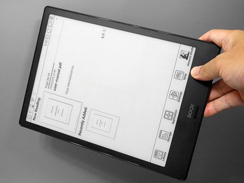 山口真弘の電子書籍タッチアンドトライ】Onyx International「BOOX