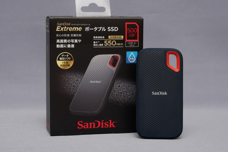 耐久性やアクセス速度が向上したポータブルSSD新モデル「サンディスク エクストリーム ポータブル SSD」