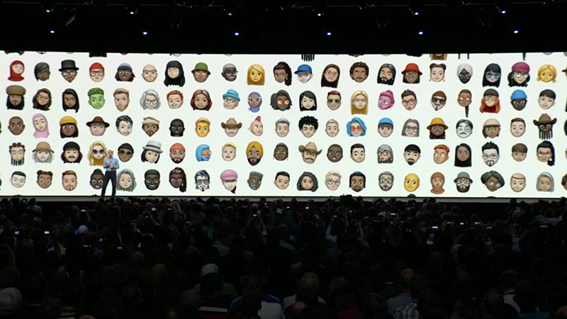 膨大なパターンから自分のアバターを作成できるMemoji