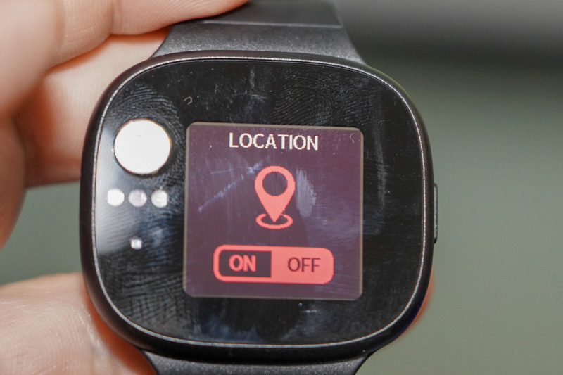 ディスプレイ上の表示