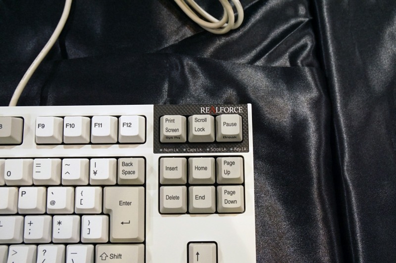 カーボン調の専用LEDプレートはアイボリーとブラックで若干色使いが違う