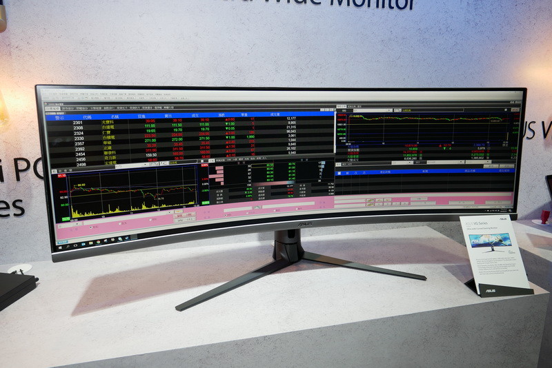 アスペクト比32:9の49型のゲーミングディスプレイ「VG49V」