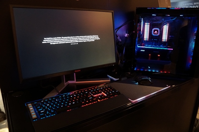 Farcry 5を起動すると星条旗のパターンに光る