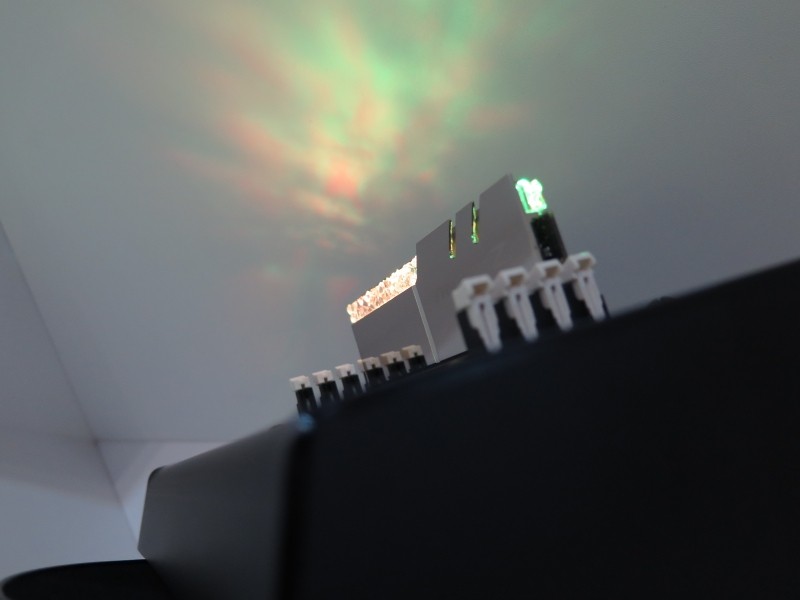 刻々と変化するLEDで、幻想的なイルミネーションを楽しめる