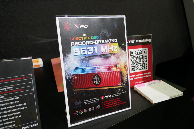 COMPUTEX TAIPEI 2018開幕直前に5,531MHzの世界記録を樹立したそうだが、会期中に破られてしまった