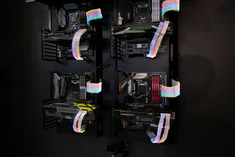 ASUS、MSI、GIGABYTE、ASRockのLED制御機能に対応