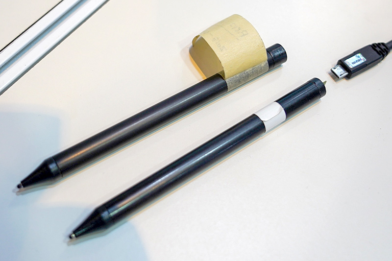 Intelが展示したUSI方式のペン