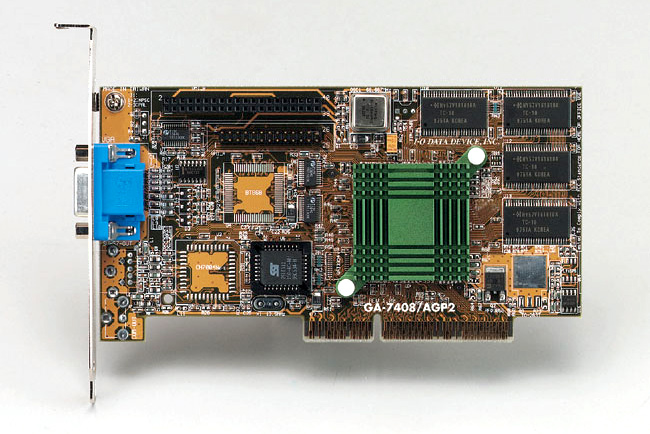 アイ・オー・データ機器のi740搭載ビデオカード「GA-7408/AGP2」