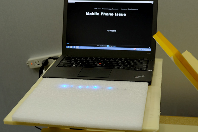 電磁波による影響を検証する施設