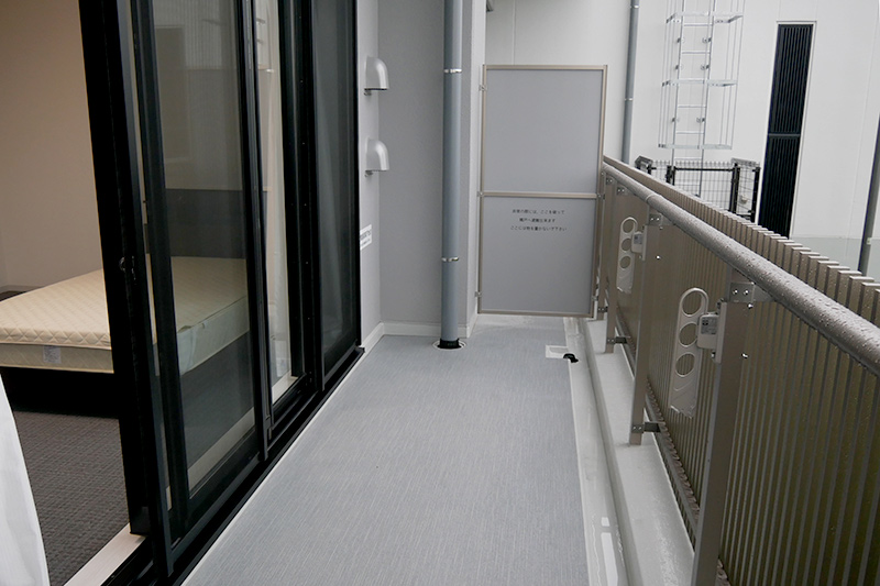 バルコニーの様子