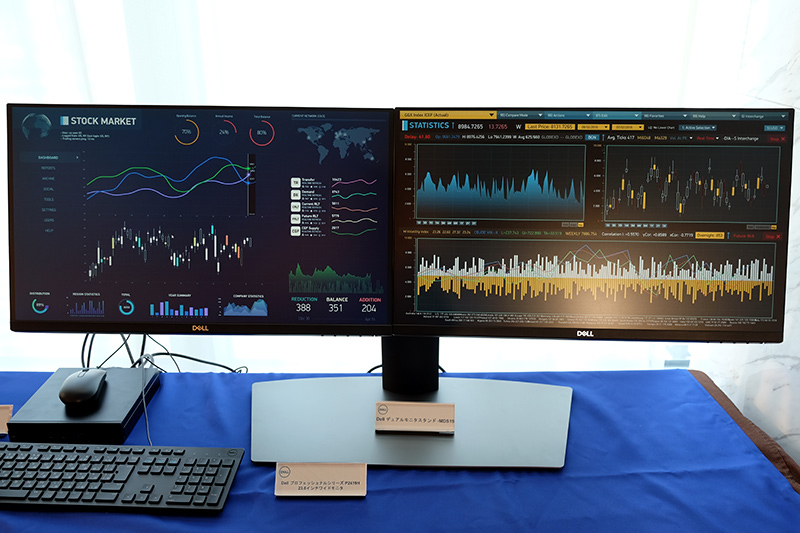 デュアルディスプレイスタンド「MDS19」