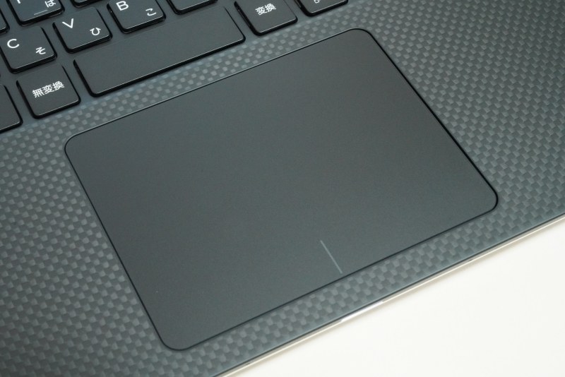タッチパッドのサイズは105×80mm