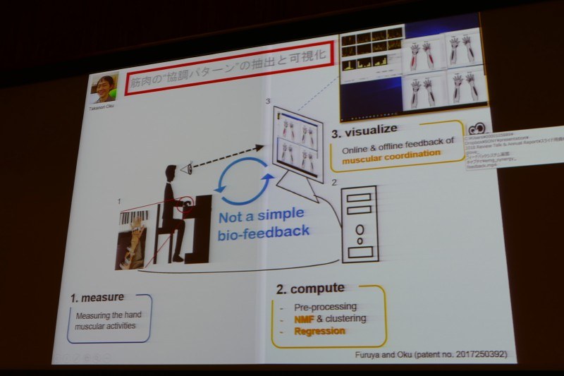 筋肉の協調パターンを調べて可視化する