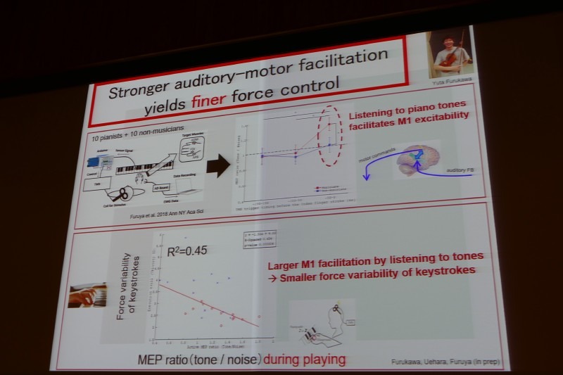 正確な演奏のためには聴覚情報の適切な変換が重要