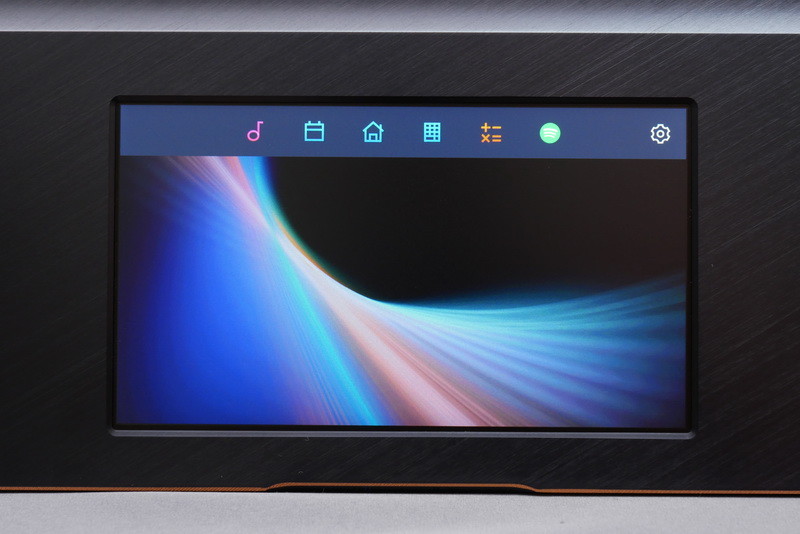 ScreenPadアプリは、ScreenPadモードで画面からスワイプして開くアイコンをタップして起動