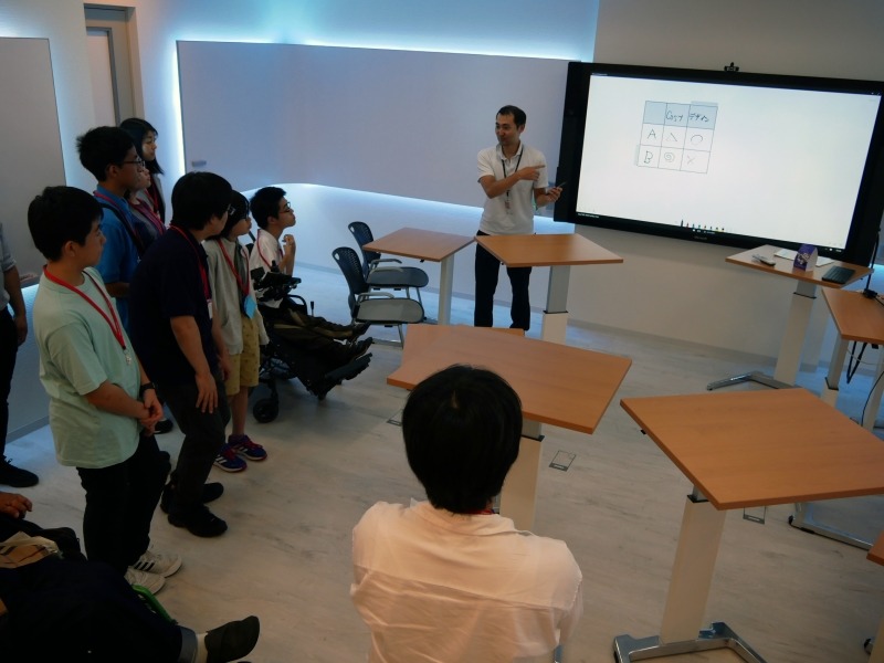 デザインシンキングルームを見学