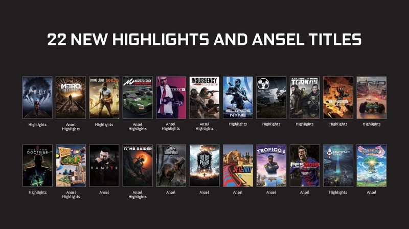 22の新しいタイトルがANSELに対応