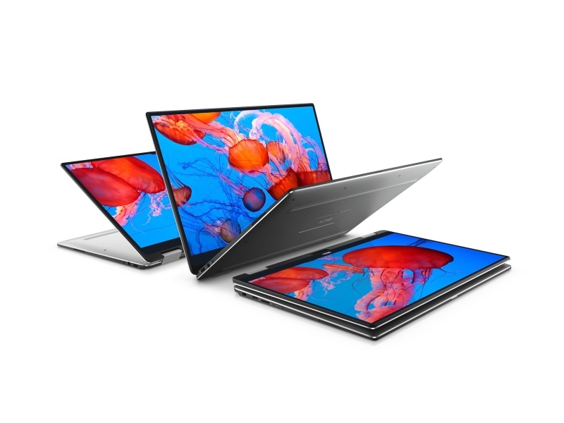 回転ヒンジを採用したXPS 13 2-in-1(9365)