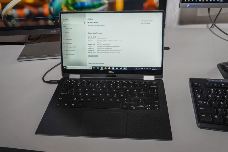 XPS 13 2-in-1(9365)の実機