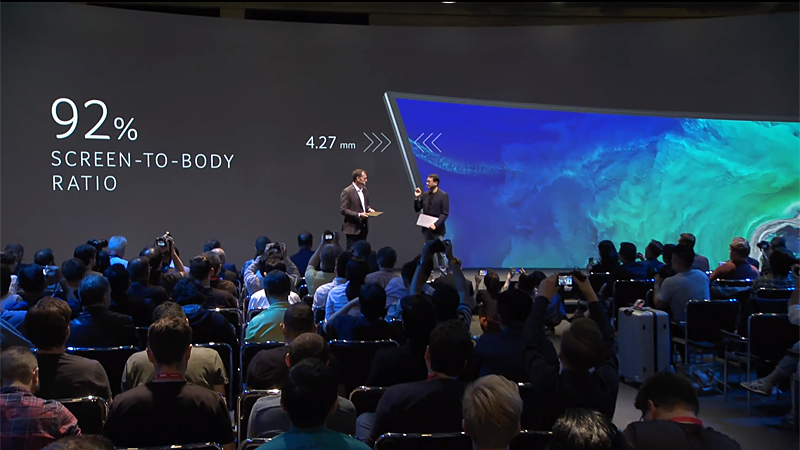 画面占有率は92%に達する