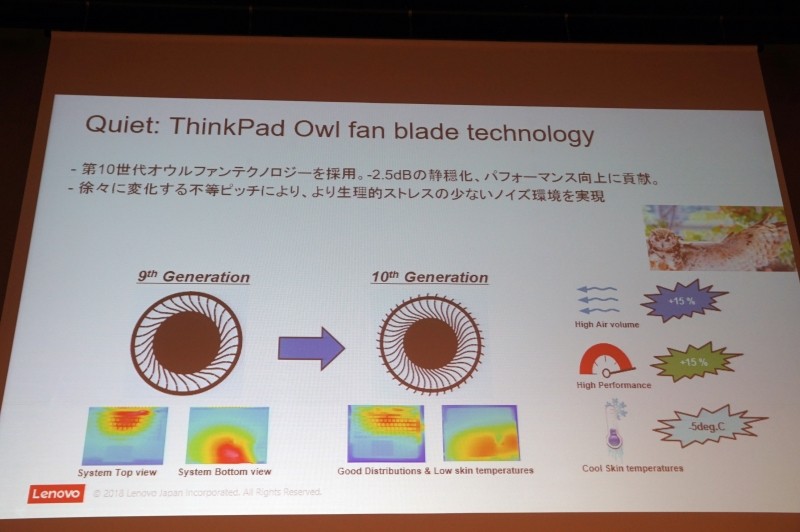第10世代のオウルファンを採用