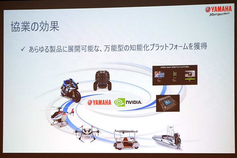 協業によって、あらゆる製品に展開可能な、万能型の知能化プラットフォーム構築を目指す