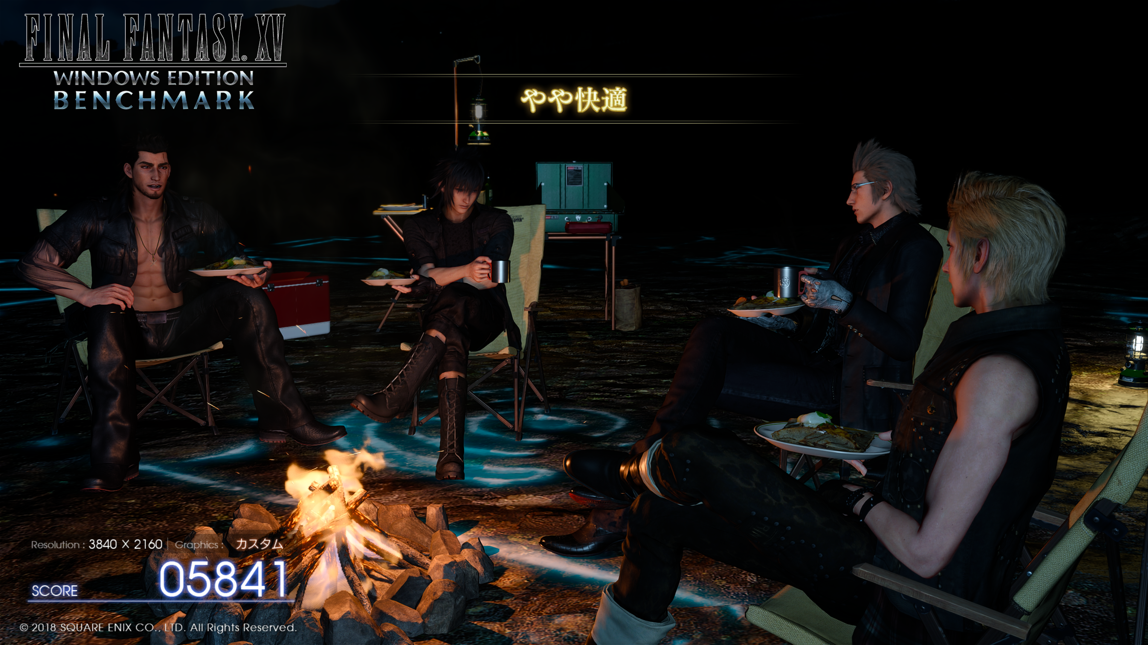 DLSS適用時のベンチマークスコアは「5,841」