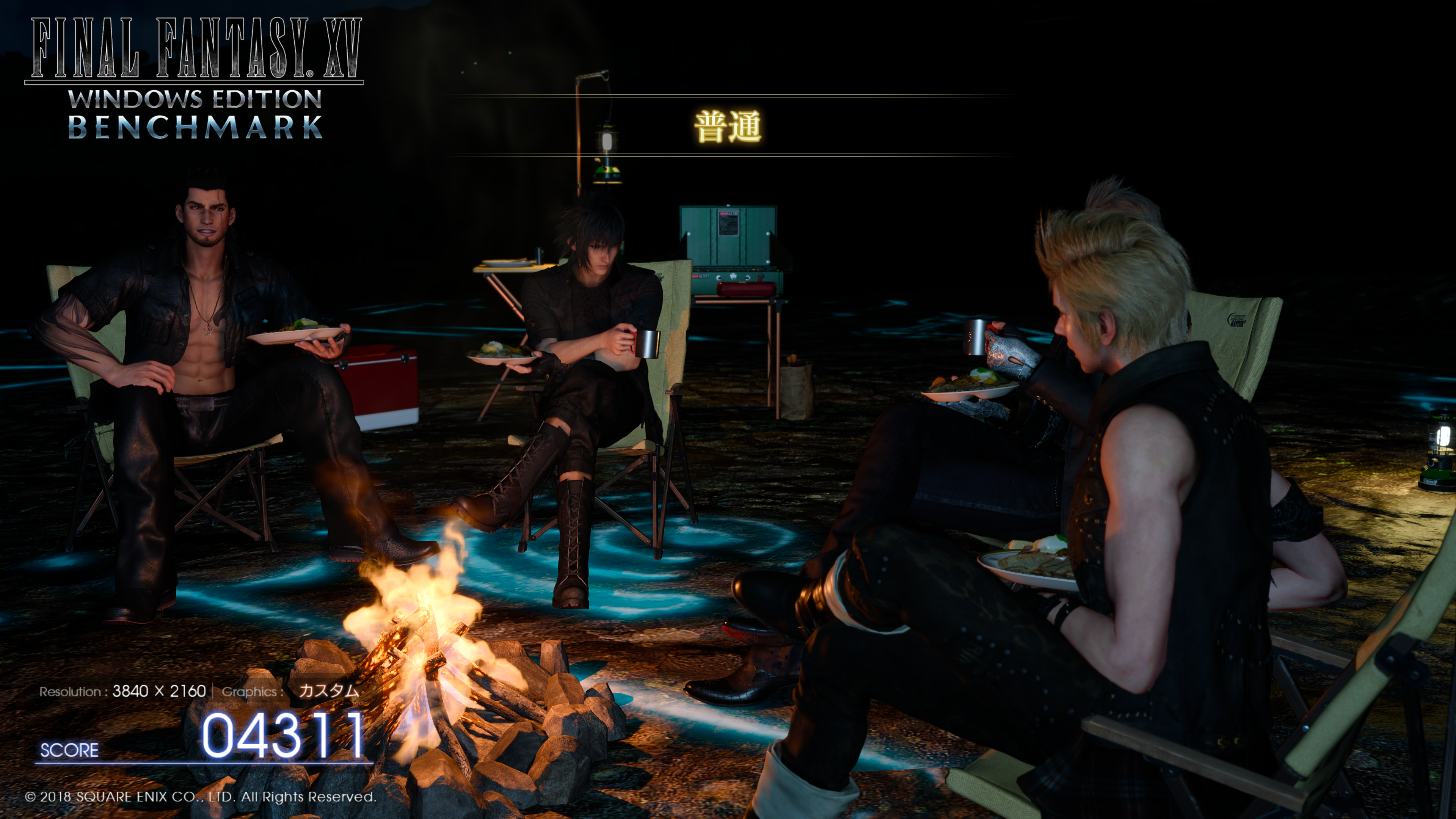 TAA適用時のベンチマークスコアは「4,311」