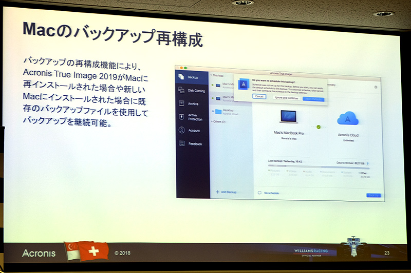 Macのバックアップ再構成