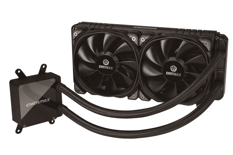 Enermax Technology LIQTECH TR4 ELC-LTTR240-TBP。Threadripperを冷やし切ることにのみ注力した、SocketTR4専用簡易水冷。36cmラジエータモデルもあるが、今回は機材調達の都合で24cmモデルを利用した。ファンの回転制御には、水冷ヘッドではなくマザーの回転制御を利用