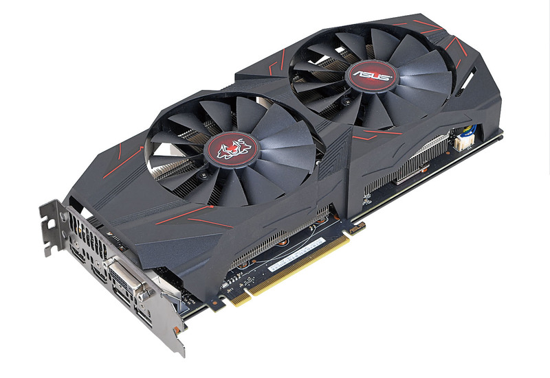 ASUSTeK Computer CERBERUS- GTX1070TI-A8G。ベーシックなGeForce GTX 1070 Ti搭載モデル。基板の反りや歪みを防ぐ金属製バックプレートを装備し、IP5X相当の防塵ファンを搭載するなど、シンプルながら安心感の高い設計だ