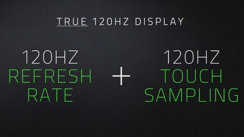 120Hz表示とタッチ検出の"真の120Hzディスプレイ"