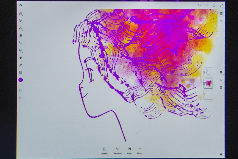 ビットマップとベクターデータが共存している
