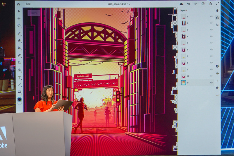 PhotoshopのPSDファイルを読み込んでレイヤーに奥行きを持たせてARコンテンツとして利用するデモ、あっけないぐらい簡単にARコンテンツを作ることができる